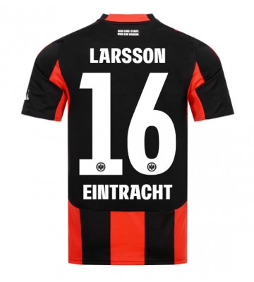 Eintracht Frankfurt Hugo Larsson #16 Hjemmebanetrøje 2025-26 Kortærmet
